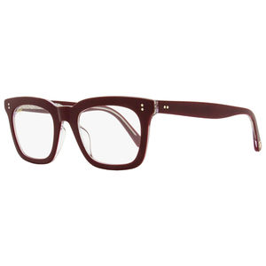 Maui Jim Rectangular Eyeglasses MJO2216 07F Burgundy/Clear 49mm